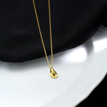 Load image into Gallery viewer, Necklace - Stainless steel oval gold
