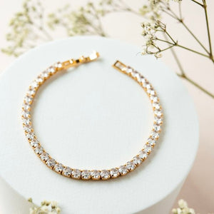 Bracelet - rhinestone chain