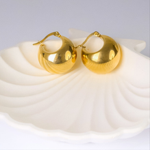 Load image into Gallery viewer, Earrings - Stainless steel gold stylish earrings
