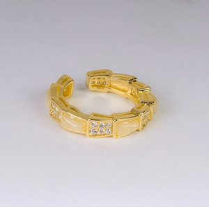 Ring - ring free size zircon stone