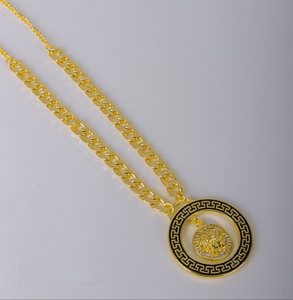 Necklace - Gold lion chain