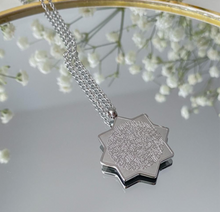 Load image into Gallery viewer, Necklace - Eight-shaped star ayat elkorsy silver
