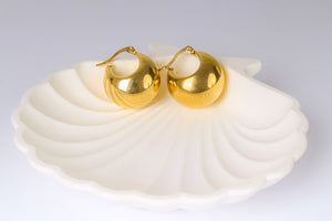 Earrings - Stainless steel gold stylish earrings