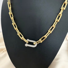 Load image into Gallery viewer, Stainless Steel- one chain silver Zircon Necklace
