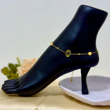 Load image into Gallery viewer, Anklet - stainless steel new  gold eye shape
