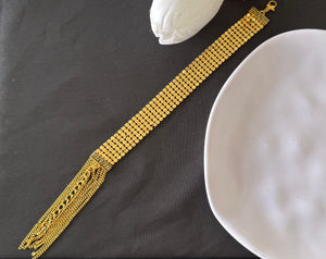 Bracelet - Gold trend wide chain