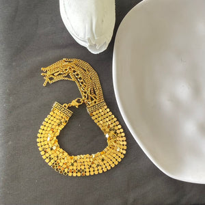 Bracelet - Gold trend wide chain