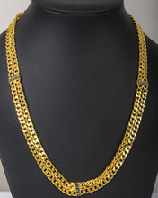 Load image into Gallery viewer, Necklace - Gold chains black
