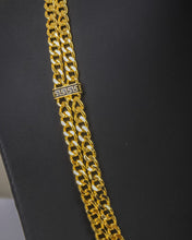 Load image into Gallery viewer, Necklace - Gold chains black
