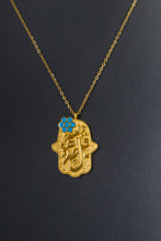 Load image into Gallery viewer, Necklace - stainless steel kol hwa allah a7d
