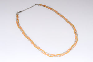 Necklace - Stainless steel 3 colors strand