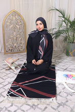 Load image into Gallery viewer, Prayer Set - black-maron Abaya
