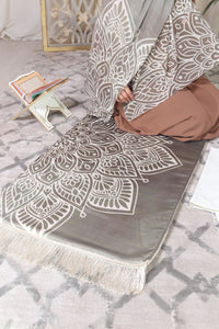 Prayer Set - brown-cafe Abaya