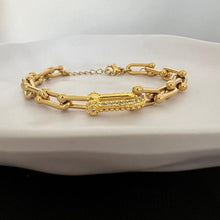 Load image into Gallery viewer, Stainless steel- chain zircon Bracelet
