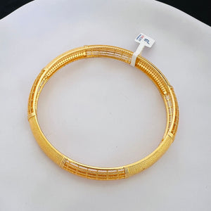 Bracelet - Simple gold soft bangle