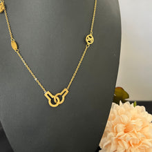 Load image into Gallery viewer, Set - 2 pieces necklace and earrings simple new
