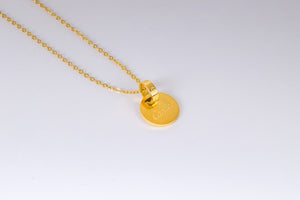 Stainless Steel- Circle gold Necklace