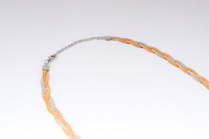 Necklace - Stainless steel 3 colors strand