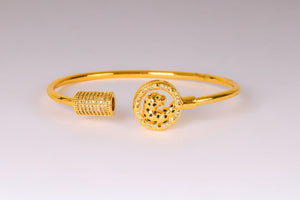 Bracelet - Tiger design with zircon