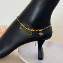 Load image into Gallery viewer, Anklet - stainless steel gold different shapes
