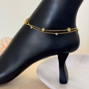 Anklet - stainless steel simple trend shapes