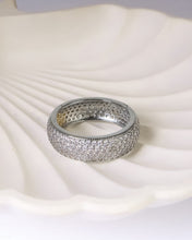 Load image into Gallery viewer, Ring - ring size 7/8/9 Silver zircon
