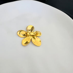 Brooch -  Stainless steel flower