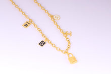 Load image into Gallery viewer, Stainless Steel- gold small pendants Necklace
