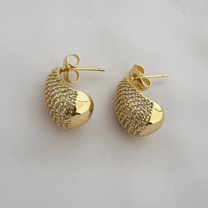 Earring - Simple zircon trendy shape