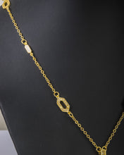 Load image into Gallery viewer, Necklace - Colored snake with zircon stones
