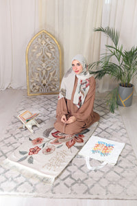 Prayer Set - brown Abaya