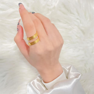 Ring - stainless steel ayat elkorsay ring free size